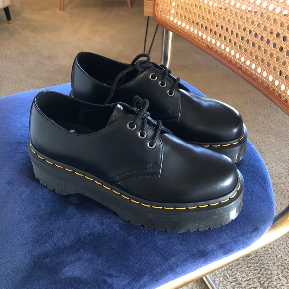 ✨SOLD✨ DR. MARTENS 1461 SMOOTH LEATHER PLATFORM - Picture 5 of 8